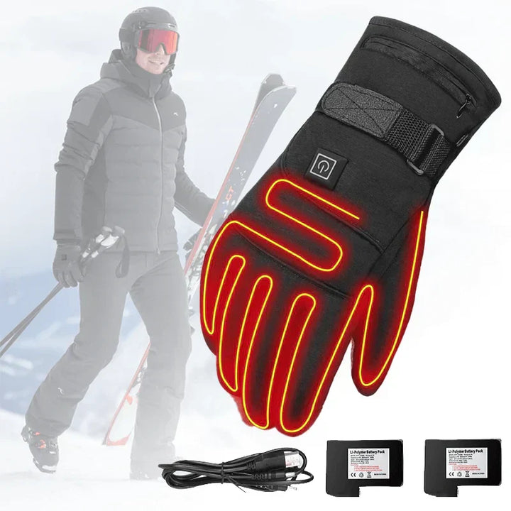 Plushley™ Heated Touchscreen Gloves with 3 Heat Levels