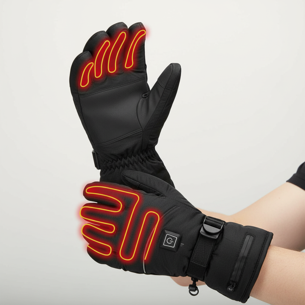 Plushley™ Heated Touchscreen Gloves with 3 Heat Levels