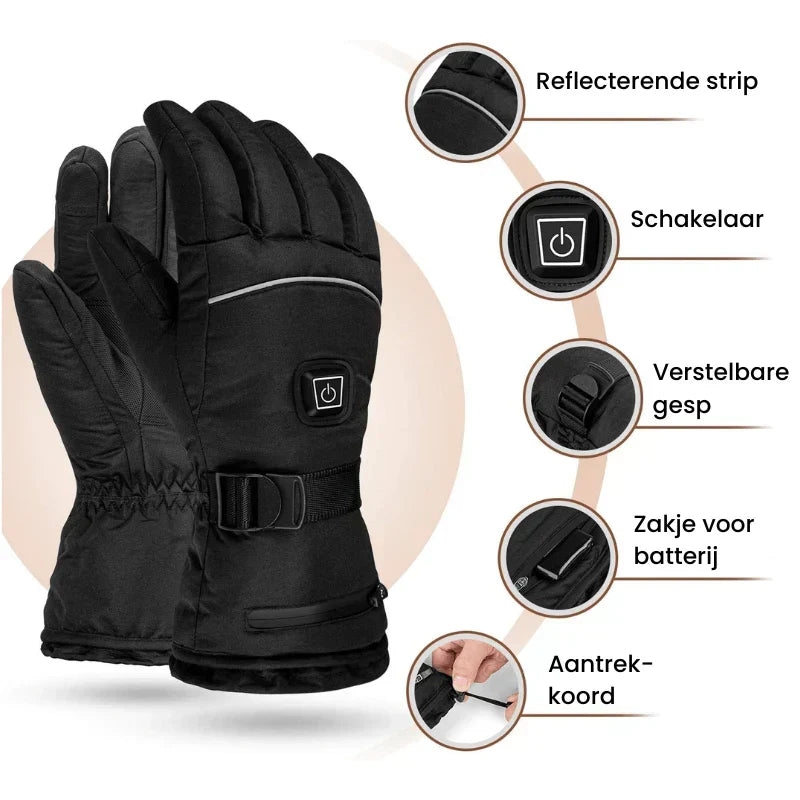 Plushley™ Heated Touchscreen Gloves with 3 Heat Levels