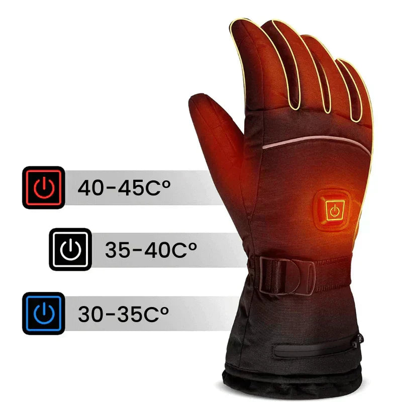 Plushley™ Heated Touchscreen Gloves with 3 Heat Levels