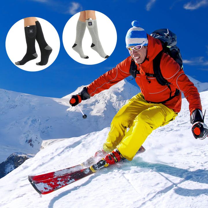 Plushley™ Rechargeable Heated Socks with Adjustable Temperature