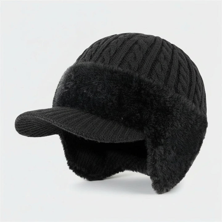 Extra Warm Trapper Hat with Built-In Ear Flaps