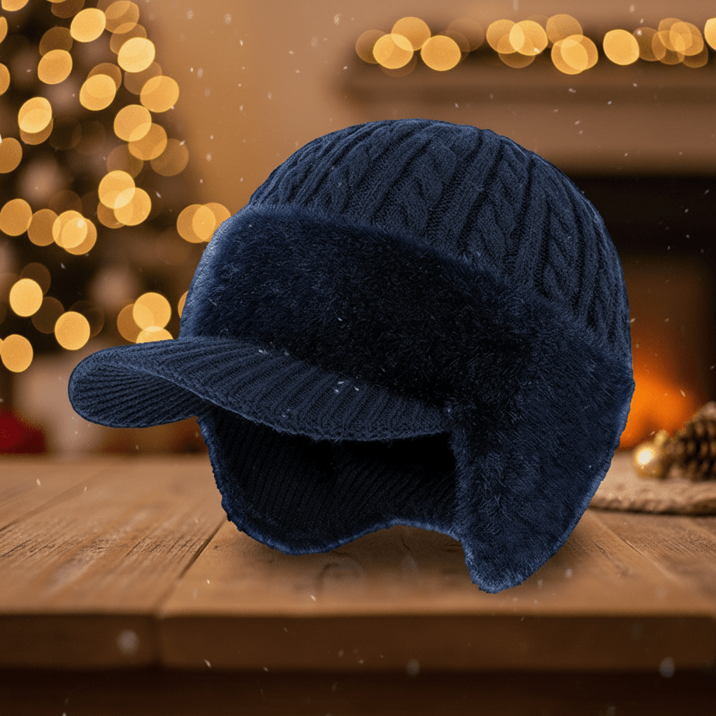 Extra Warm Trapper Hat with Built-In Ear Flaps