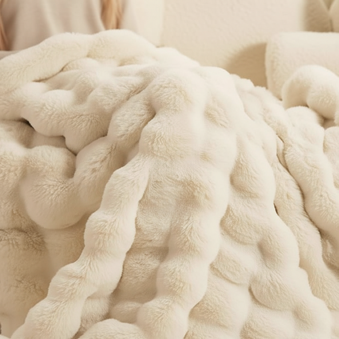 Plush Velour Throw Blanket That Feels Softer Than Fleece