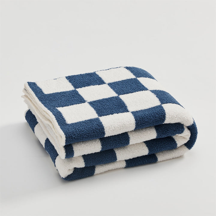COLORFUL CHECKERBOARD THROW