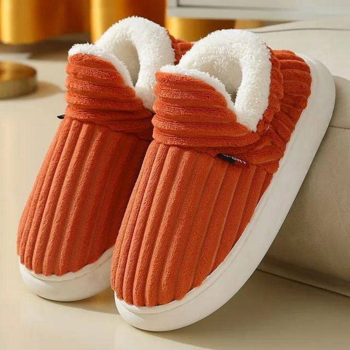 Cushioned Winter Slippers with Thick Non-Slip Soles