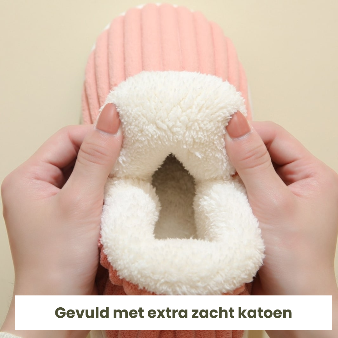 Cushioned Winter Slippers with Thick Non-Slip Soles