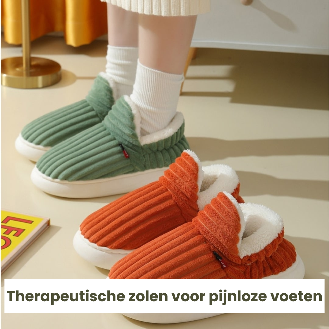 Cushioned Winter Slippers with Thick Non-Slip Soles