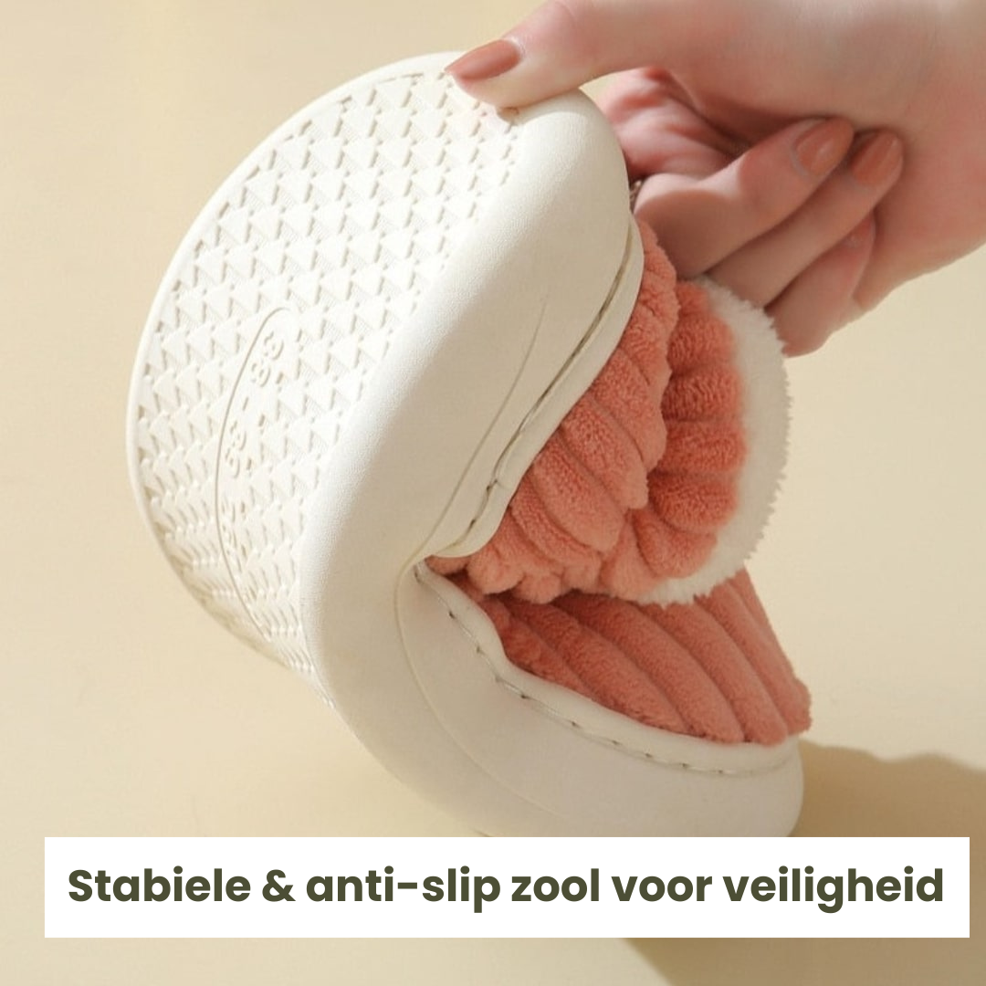 Cushioned Winter Slippers with Thick Non-Slip Soles