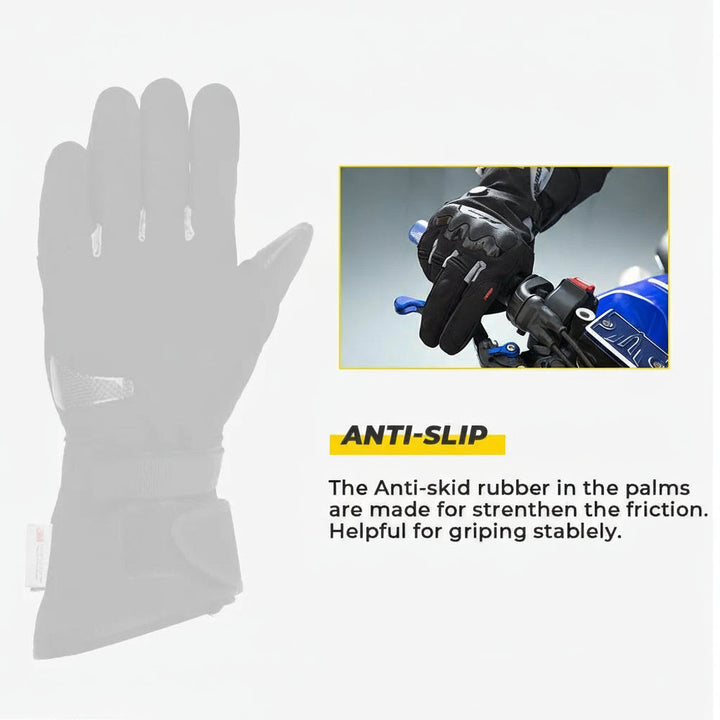 Plushley™ Waterproof Rechargeable Heated Ski Gloves