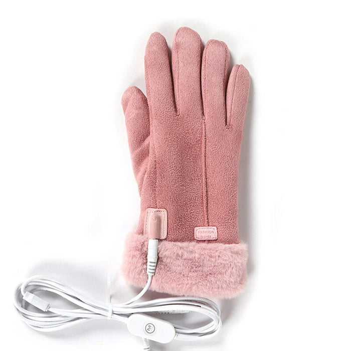Plushley™ Women's Heated Gloves with 5000mAh Battery and Touchscreen