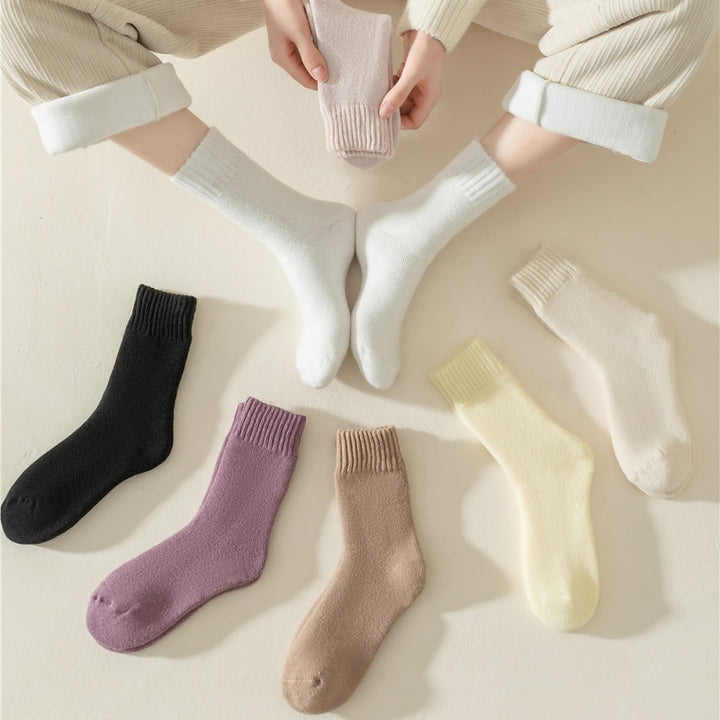 Fleece-Lined Thermal Socks, Value Pack of 3 Pairs