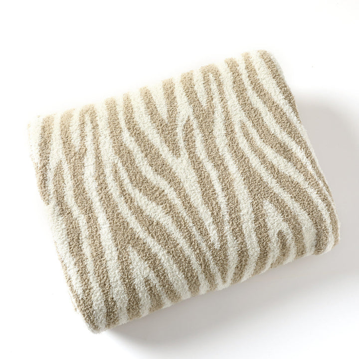 Cozy Knitted Throw Blanket