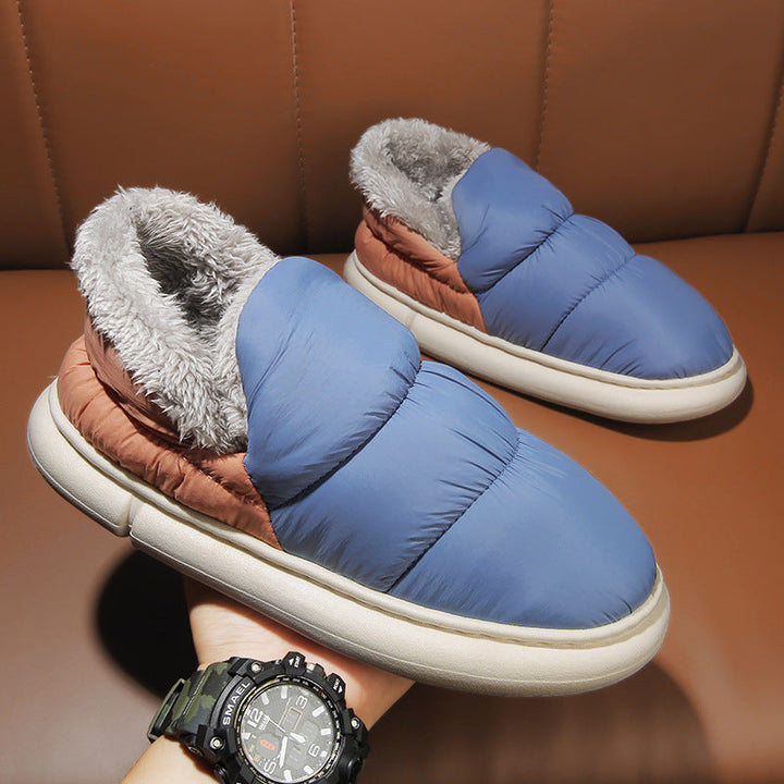 Lightweight Insulated Slippers with Non-Slip Grip Sole
