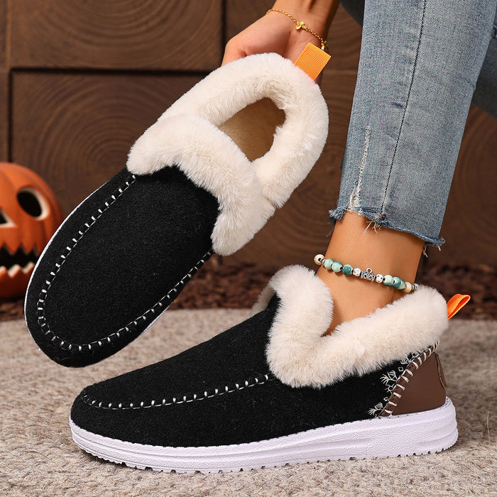 Plushley™ Women's Soft Lined Slippers with Grippy Rubber Sole
