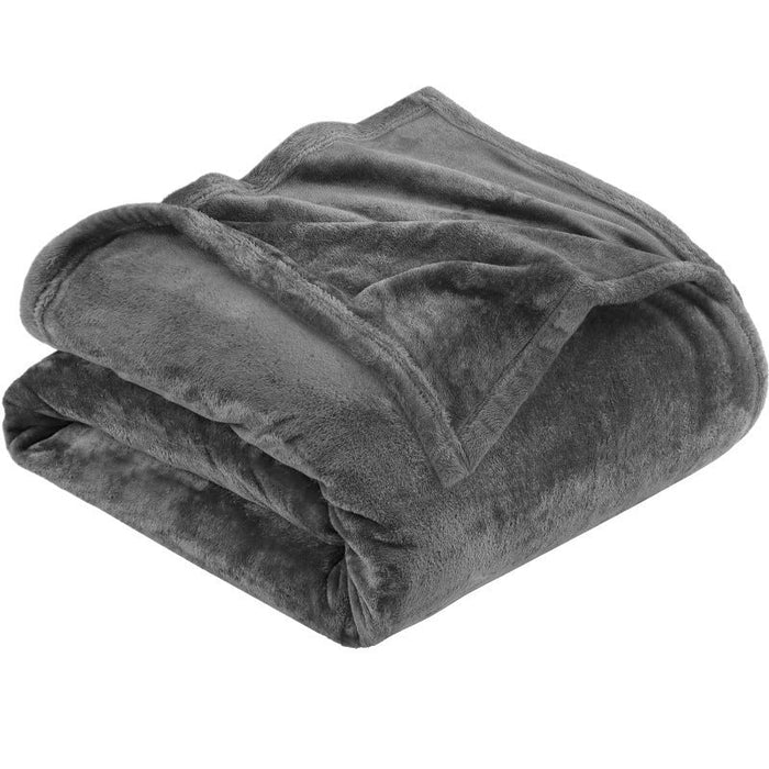 Plushley™ Ultra-Soft Microfiber Throw Blanket, Lightweight and Plush