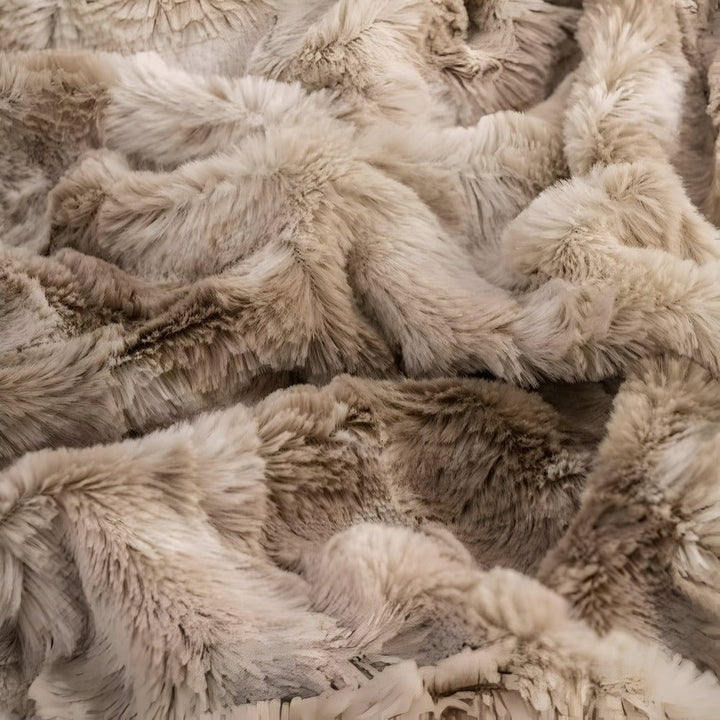 Soft Velour Winter Blanket – Warm Coral Fleece Blanket in Batik Style