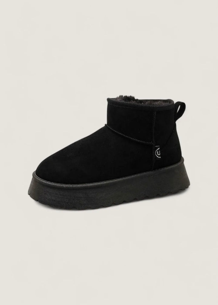 Unisex Lined Winter Boots with Non-Slip Sole