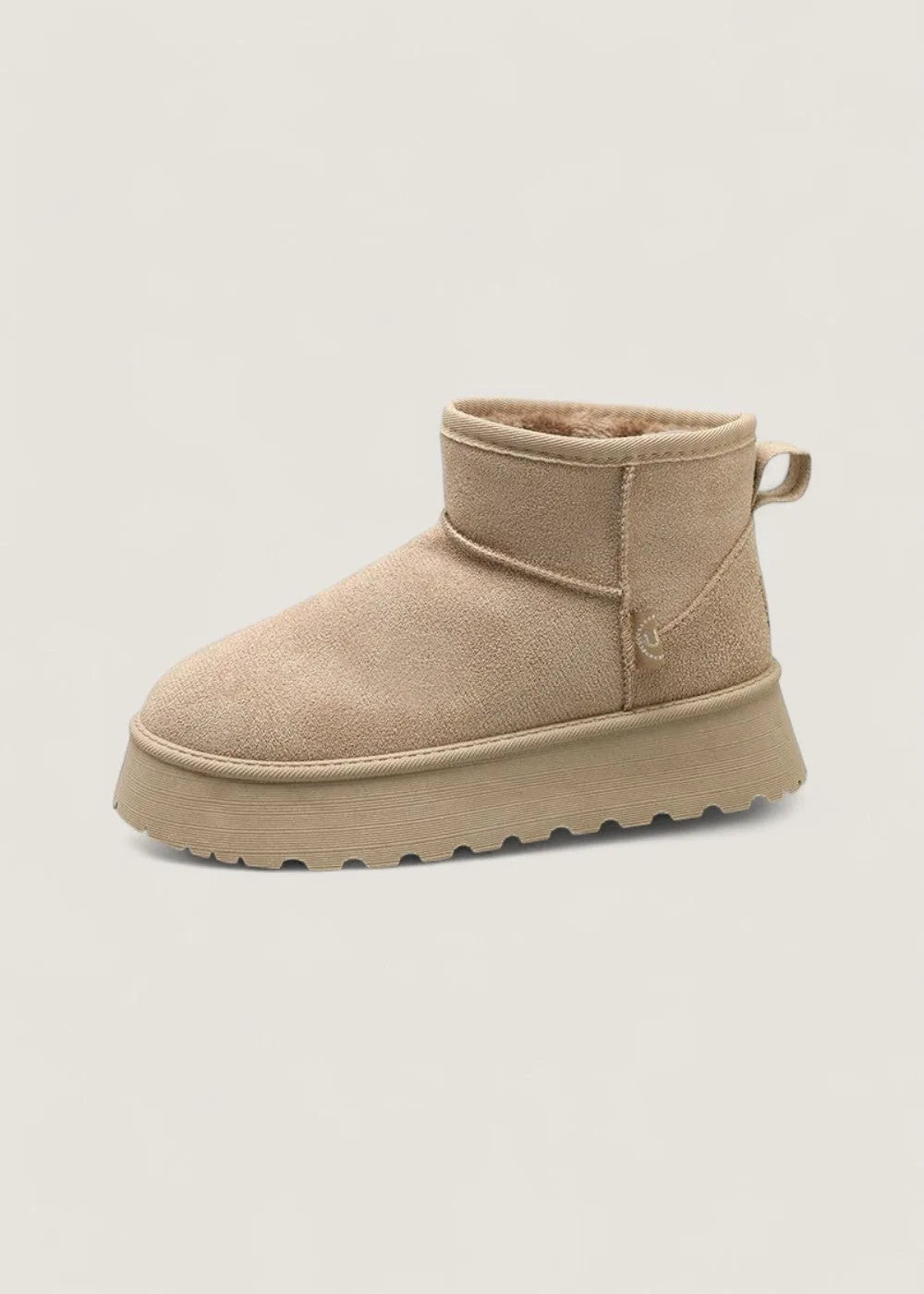 Unisex Lined Winter Boots with Non-Slip Sole