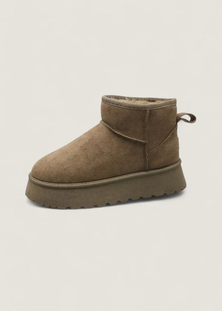 Unisex Lined Winter Boots with Non-Slip Sole