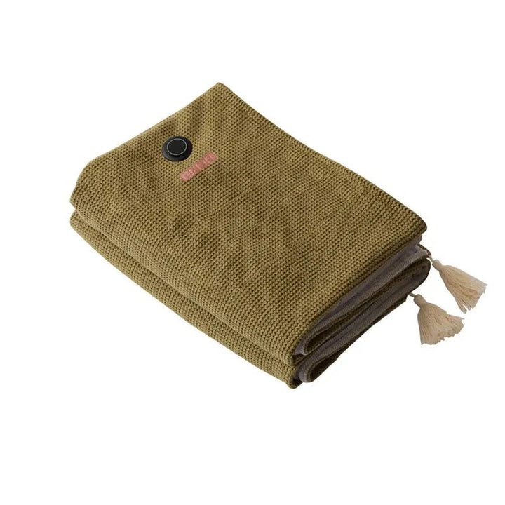 CozyWarm USB Heated Blanket – Portable Electric Throw with 3 Heat Settings &amp; Soft Fleece Fabric
