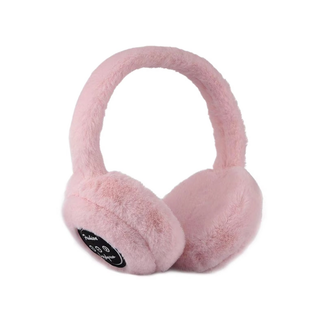 Wireless Plush Earmuff Headphones with Bluetooth 5.2