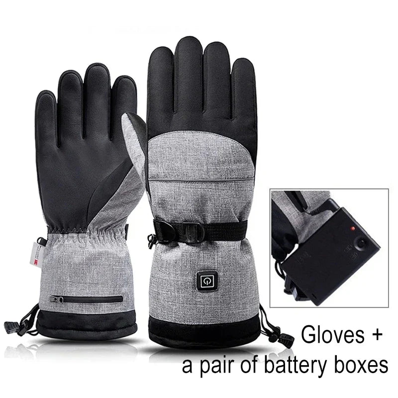 Plushley™ Waterproof Heated Gloves for Motorcycle and Biking