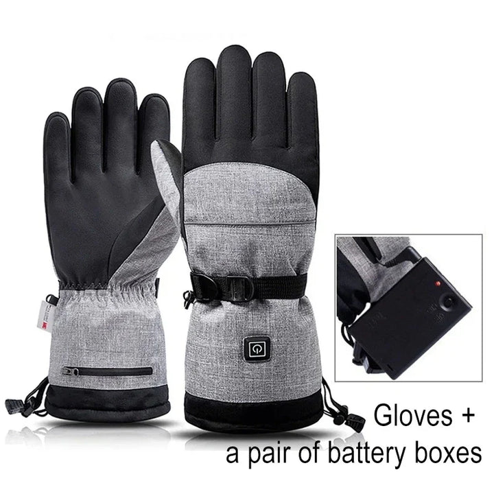 Plushley™ Waterproof Heated Gloves for Motorcycle and Biking