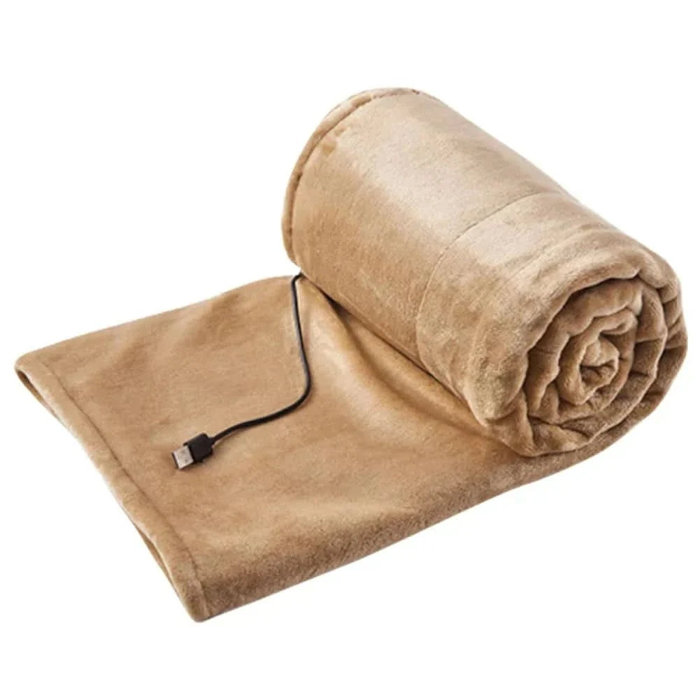 Plushley™ Portable USB Heated Blanket with 3 Heat Settings