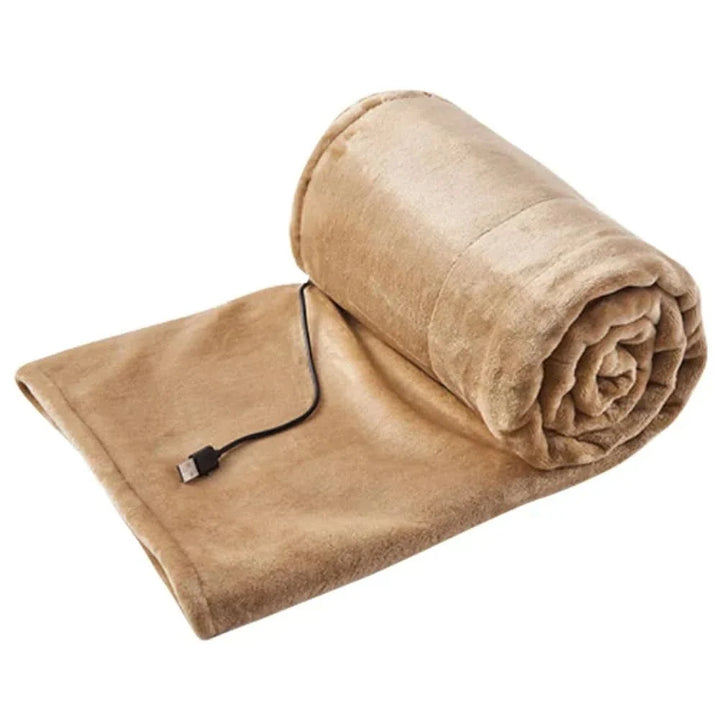 Plushley™ Portable USB Heated Blanket with 3 Heat Settings
