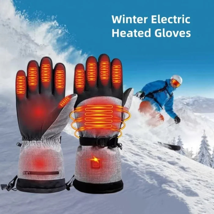 Plushley™ Waterproof Heated Gloves for Motorcycle and Biking