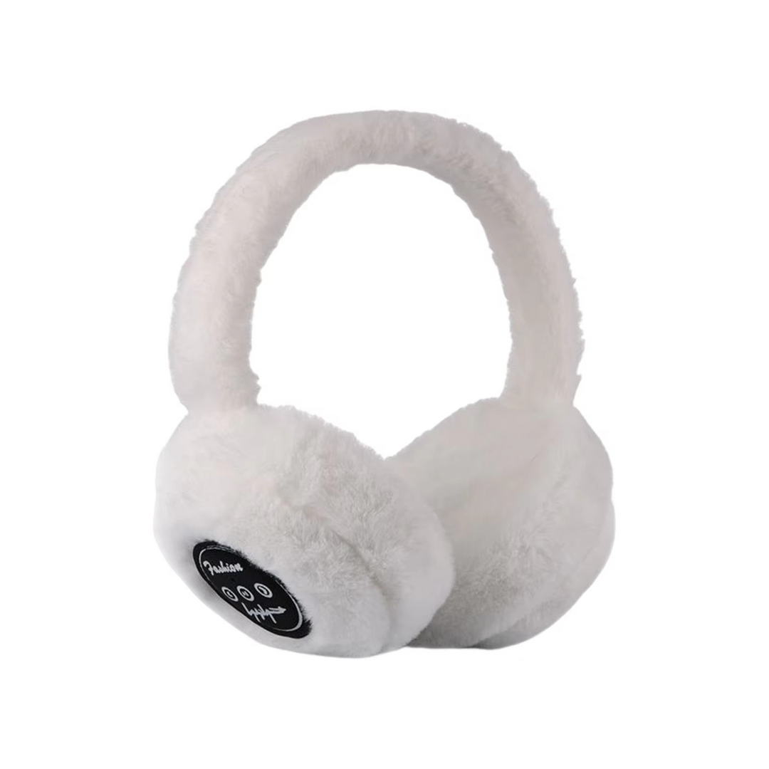 Wireless Plush Earmuff Headphones with Bluetooth 5.2