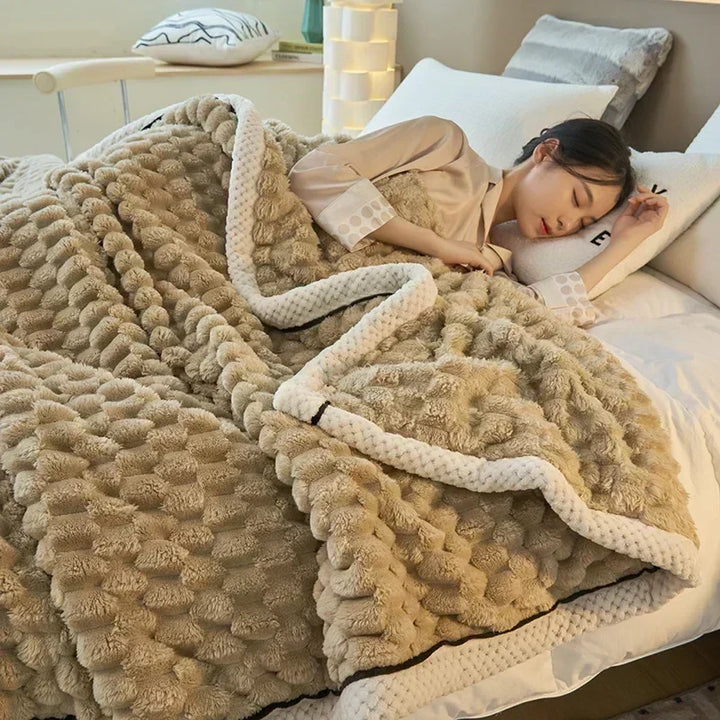Soft Flannel Autumn Blanket