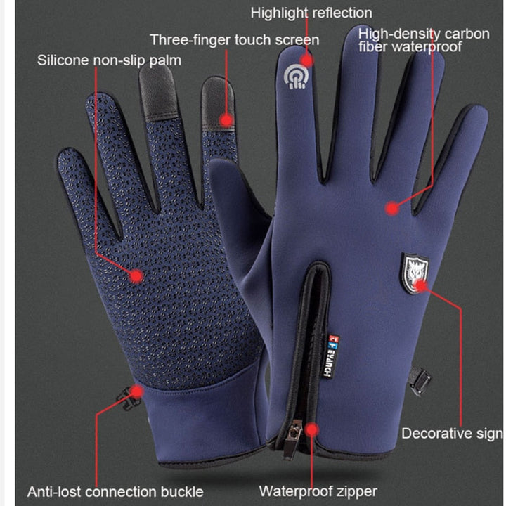 Waterproof Thermal Touchscreen Gloves for Cold Weather