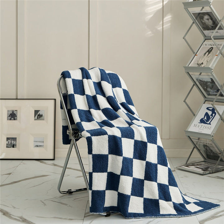 COLORFUL CHECKERBOARD THROW