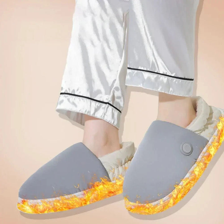 Plushley™ Electric Heated Slippers with 3 Warmth Settings