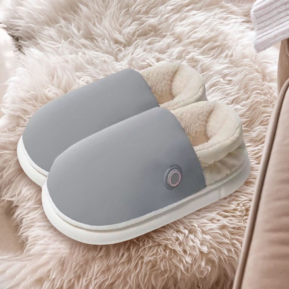 Plushley™ Electric Heated Slippers with 3 Warmth Settings