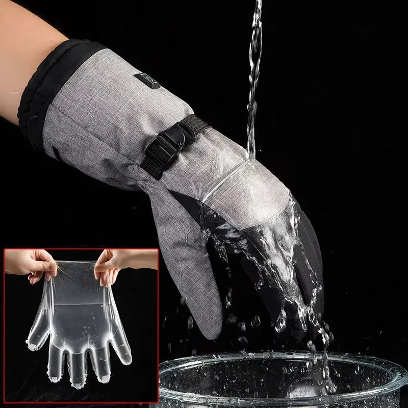 Plushley™ Waterproof Heated Gloves for Motorcycle and Biking
