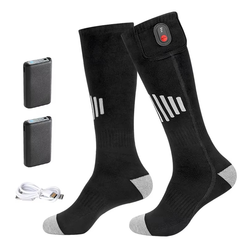 Plushley™ USB Rechargeable Heated Socks for Toes and Soles