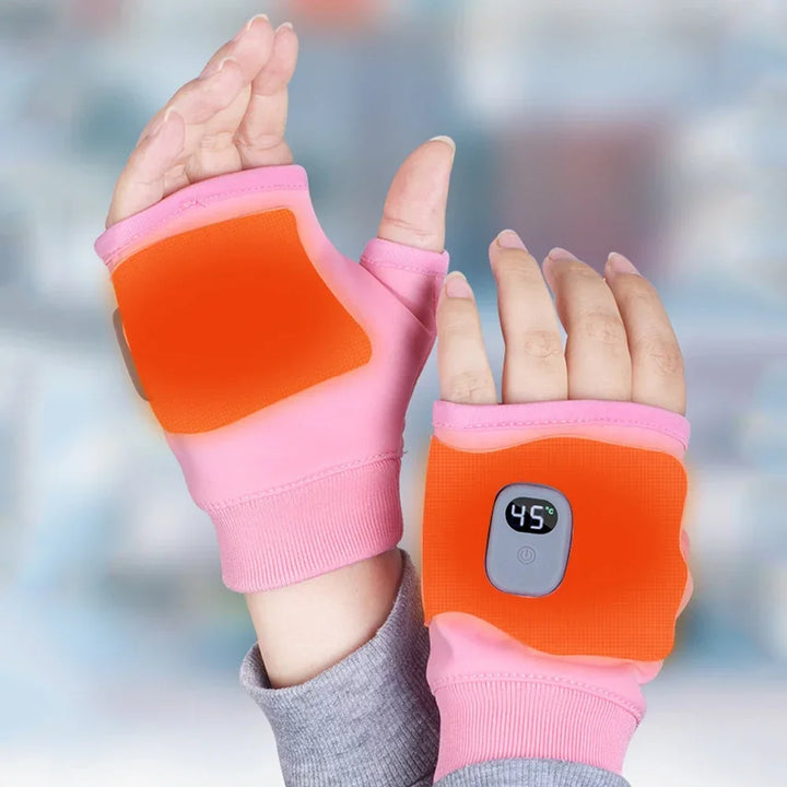 Plushley™ Rechargeable Heated Fingerless Gloves