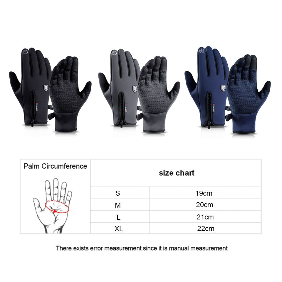 Waterproof Thermal Touchscreen Gloves for Cold Weather