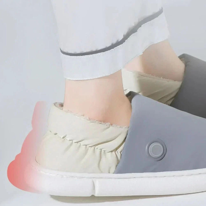 Plushley™ Electric Heated Slippers with 3 Warmth Settings