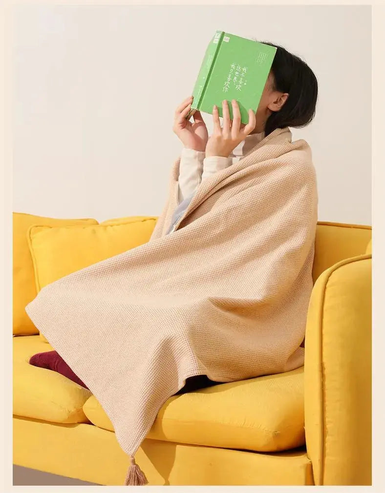 Plushley™ USB Heated Scarf Wrap with 3 Heat Settings