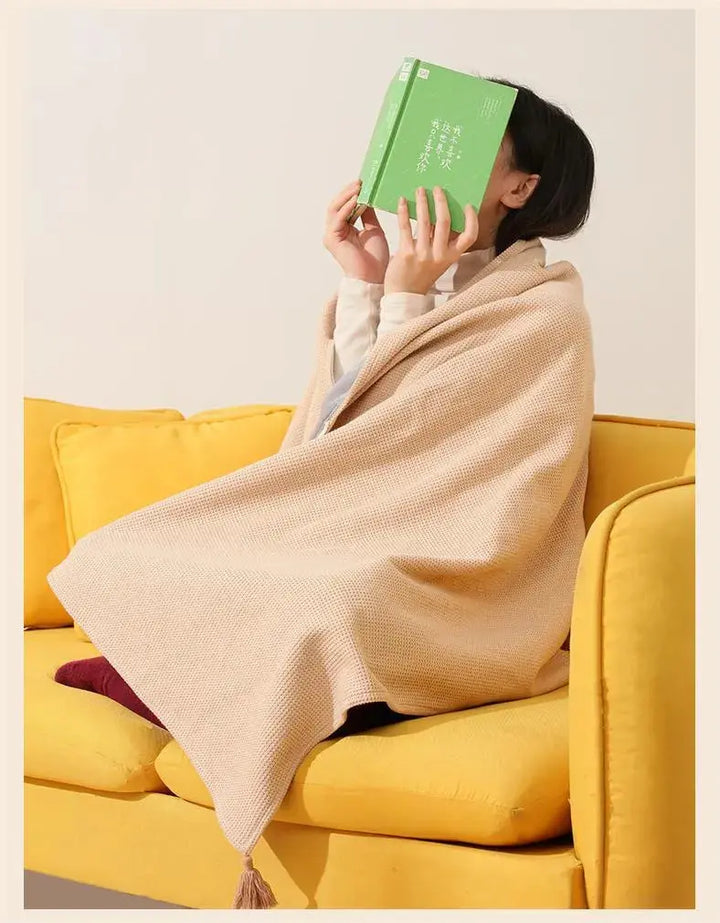 Plushley™ USB Heated Scarf Wrap with 3 Heat Settings