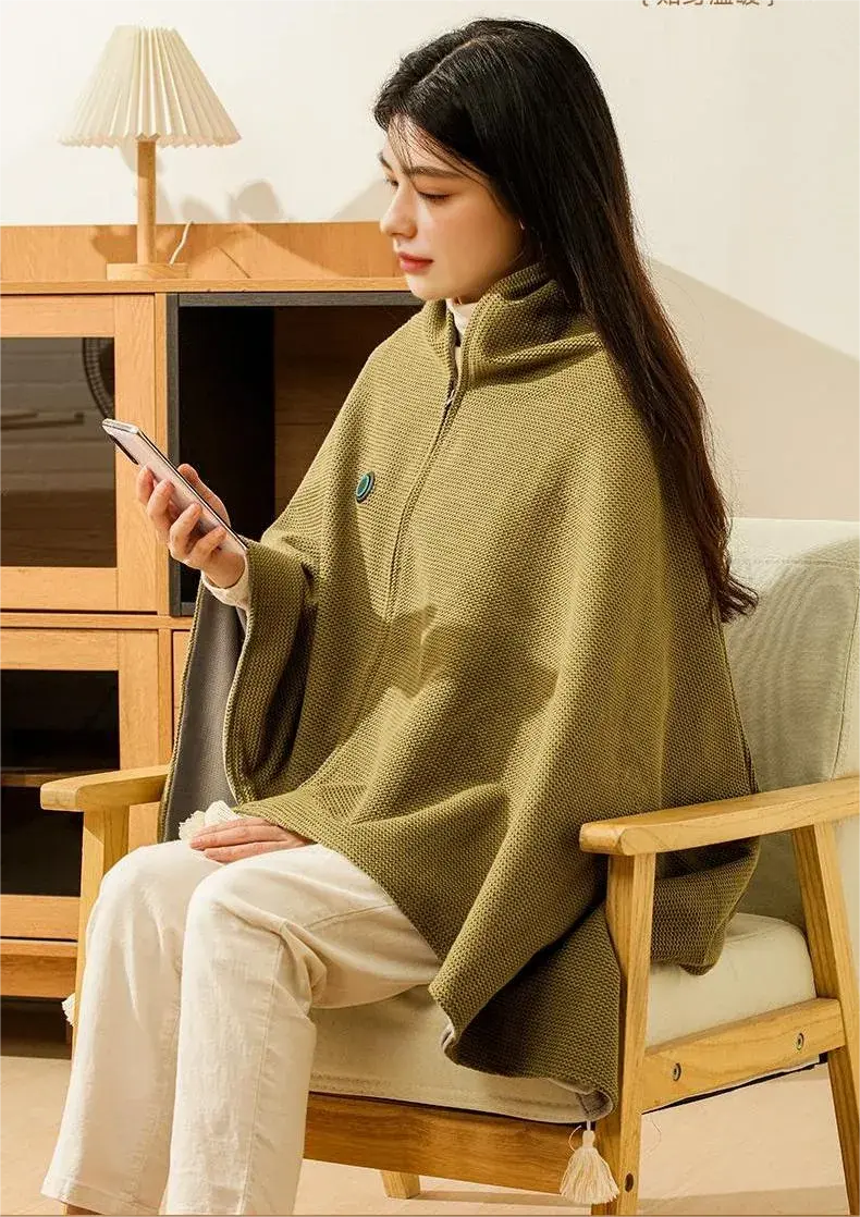 Plushley™ USB Heated Scarf Wrap with 3 Heat Settings