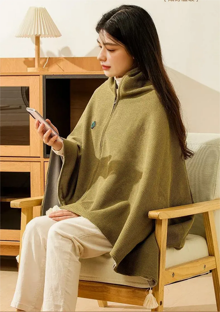 Plushley™ USB Heated Scarf Wrap with 3 Heat Settings