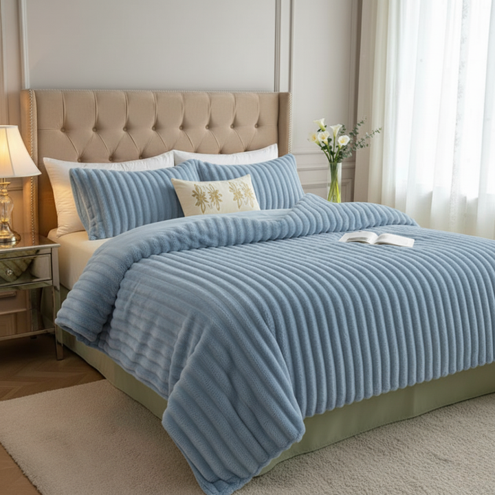 Plush Velour Throw Blanket That Feels Softer Than Fleece