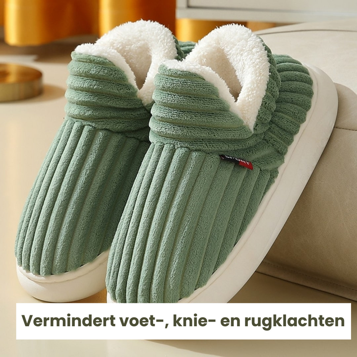Cushioned Winter Slippers with Thick Non-Slip Soles
