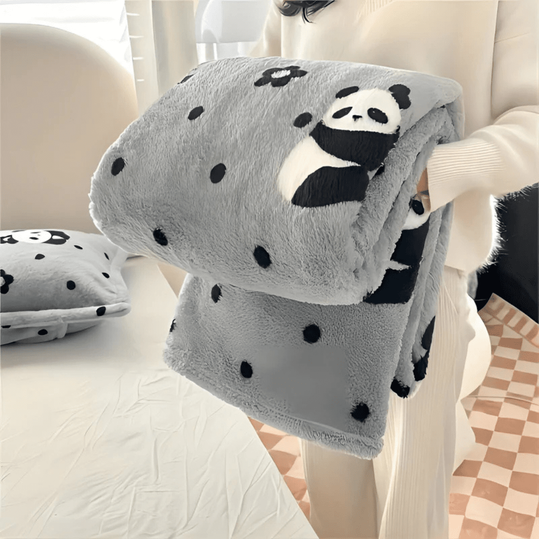 Ultra-Soft Fleece Throw Blanket – Lightweight, Cozy Warmth