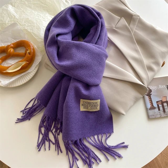 100% Wool Winter Scarf – Super Soft and Warm for Men and Women